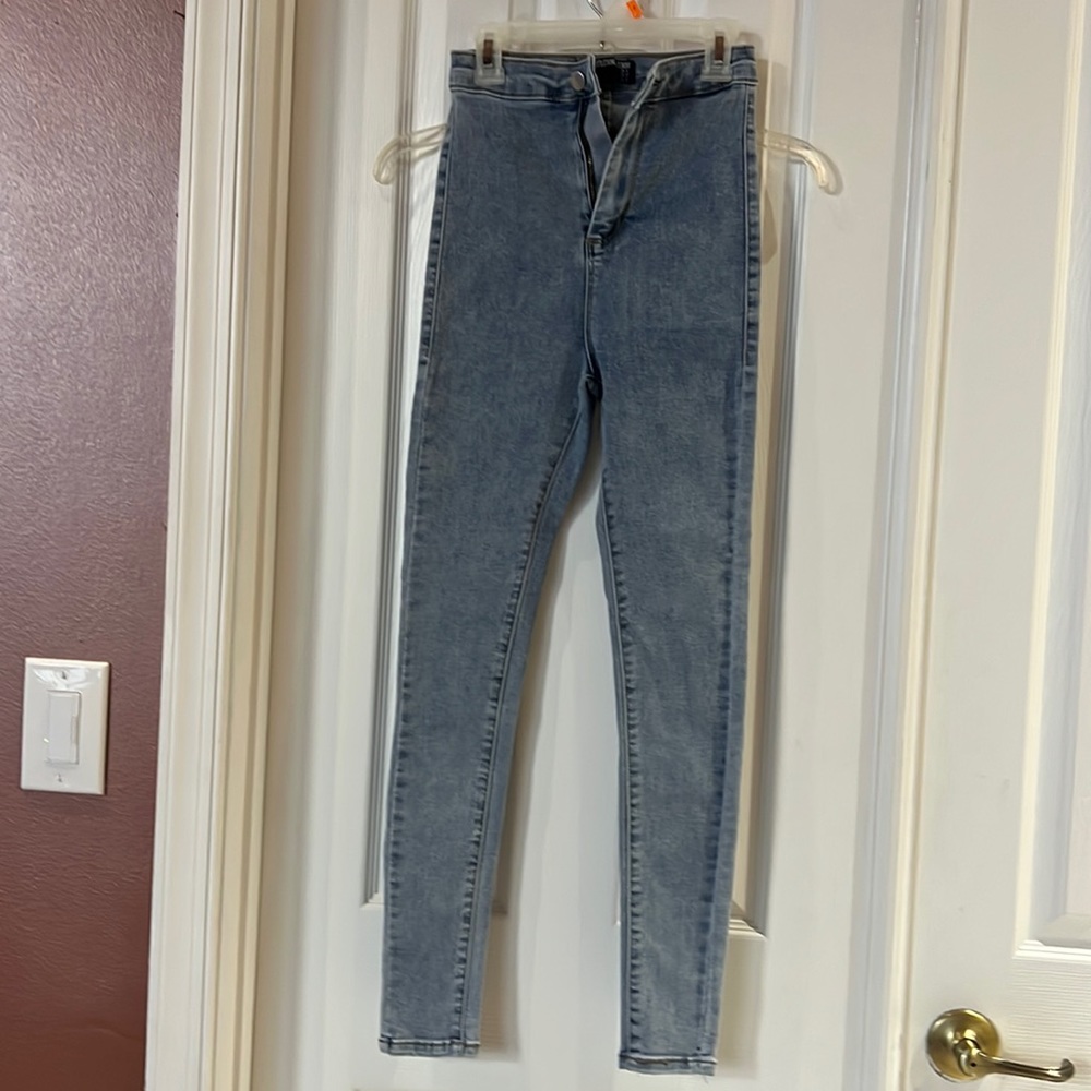 PrettyLittleThings Size 0 High Waisted Disco Jeans